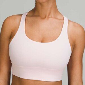 Lululemon Energy Longline Bra Strawberry Milkshake